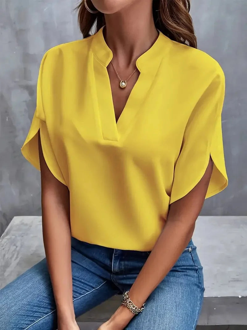 Styledora Elegant V-Neck Blouse