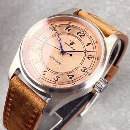 Titanium 39mm Tandorio 20ATM Dive Miyota NH35 PT Automatic Mechanical Watch Men Sapphire Leisure Wristwatch Waterproof Watches