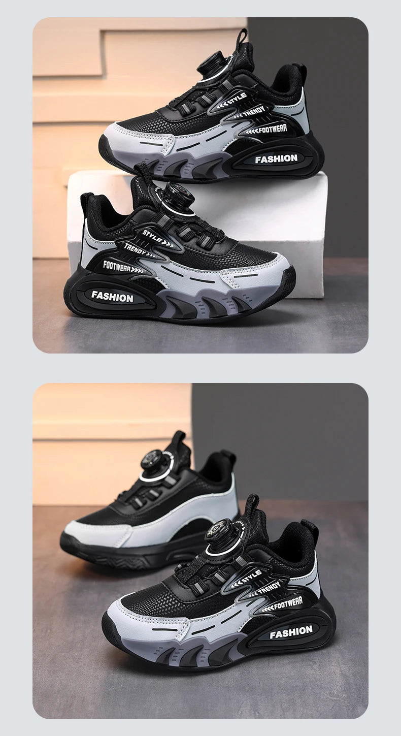 Leather Boys Kids Sneakers For Girls School Casual Outdoor