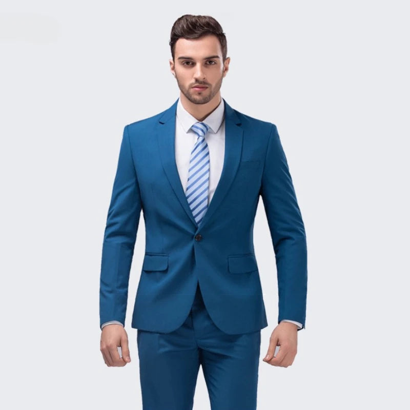 Suits For Men 3 Pieces Set Elegant Wedding  Fashion Classic Full Jackets Vest Pants Blazers Outfit 2026 Formal Costume