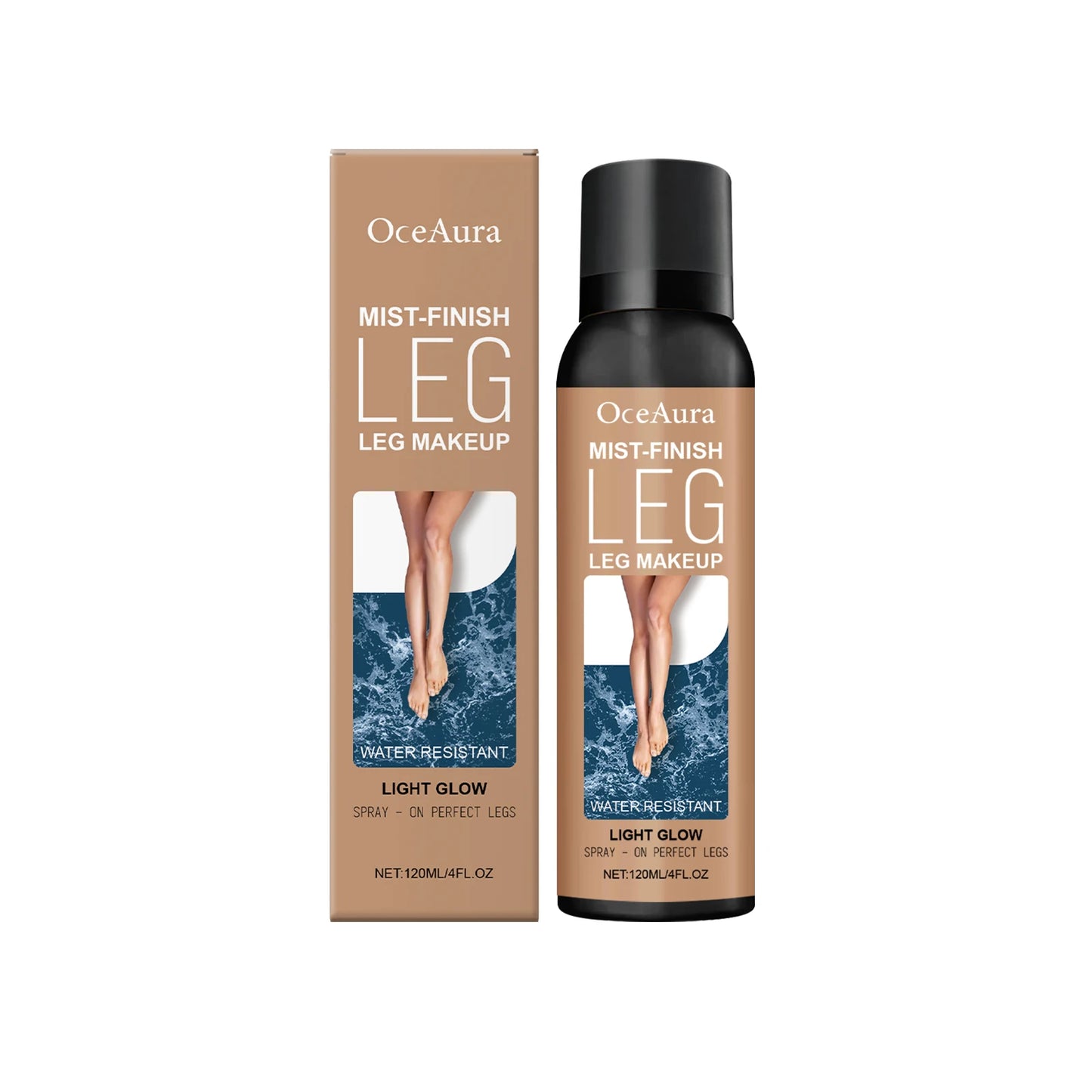 Bronze Leg Makeup Liquid Concealer Even Skin Tone Lasting Moisturizing Body Foundation Cover Tattoo Blemish Fake Tanning Spray