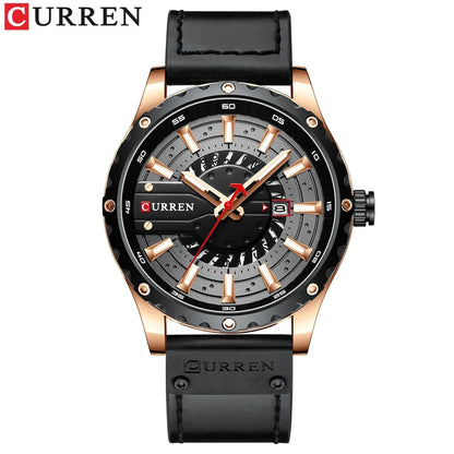 CURREN Brand Quartz Watch Men New Fashion Waterproof Casual Business Military Men Watch Auto Date Watches Relogio Masculino