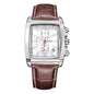MEGIR Fashion Casual Men Chronograph Quartz Watch Top Brand Military Sport Wristwatch Man Rectangle  Leather Watches Male 2028