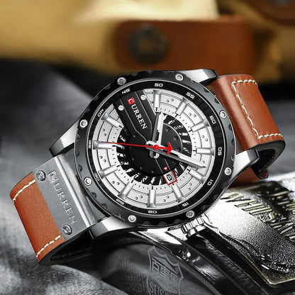 CURREN Brand Quartz Watch Men New Fashion Waterproof Casual Business Military Men Watch Auto Date Watches Relogio Masculino