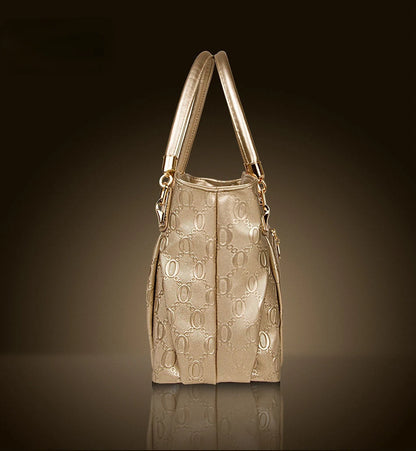 Women's Handbag 3-piece Set Women's Shoulder Bag Fashion Purse Vintage Leather Bag Large Capacity Handbag Inclined Shoulder Bag