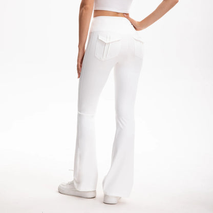 Women's High Waist Flare Yoga Pants – Tummy Control Bootcut Leggings