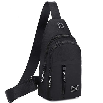 Travel Men's Handbags Multifunctional USB Chest Bag Designer Messenger Crossbody Bags Water-Proof Shoulder Bag Sports Back Pack