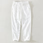Summer New Casual Linen Ankle-length Pants for Men