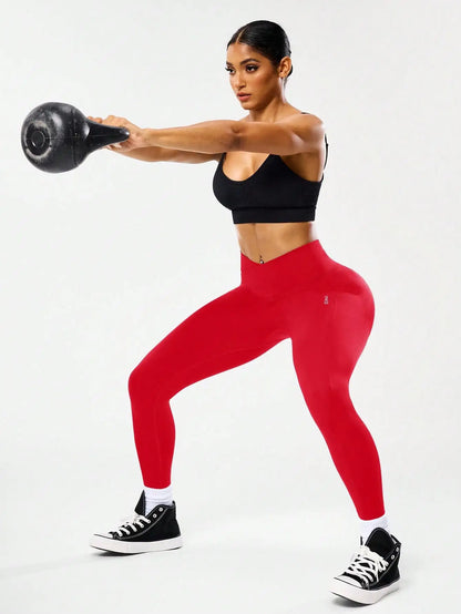 Bestselling Women's High-Waisted Tummy Control Peach Ass Running Fitness