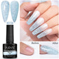 30ML Glitter Poly Nail Gel Hema Free Pink Glitter Acrylic Gel Finger Extension Nail Gel Semi-Permanent Nail Varnish For Manicure