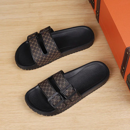 Moda casual flip-flops masculino verão eva sandálias esportivas de sola macia 2024 nova tendência confortável antiderrapante chinelos de praia