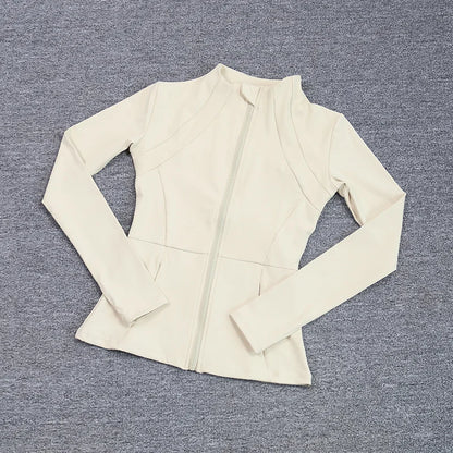 Women's Sport Zip Jacket – Quick-Dry Breathable Running & Yoga Top