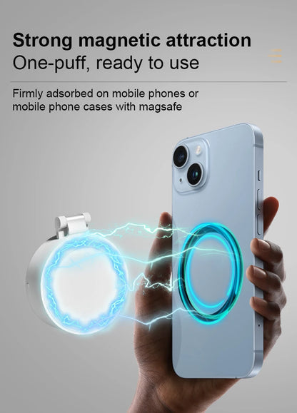 Portable Magnetic Beauty Light with Mirror, USB Rechargeable Selfie Light for Makeup