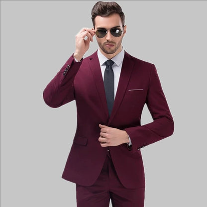 Suits For Men 3 Pieces Set Elegant Wedding  Fashion Classic Full Jackets Vest Pants Blazers Outfit 2026 Formal Costume