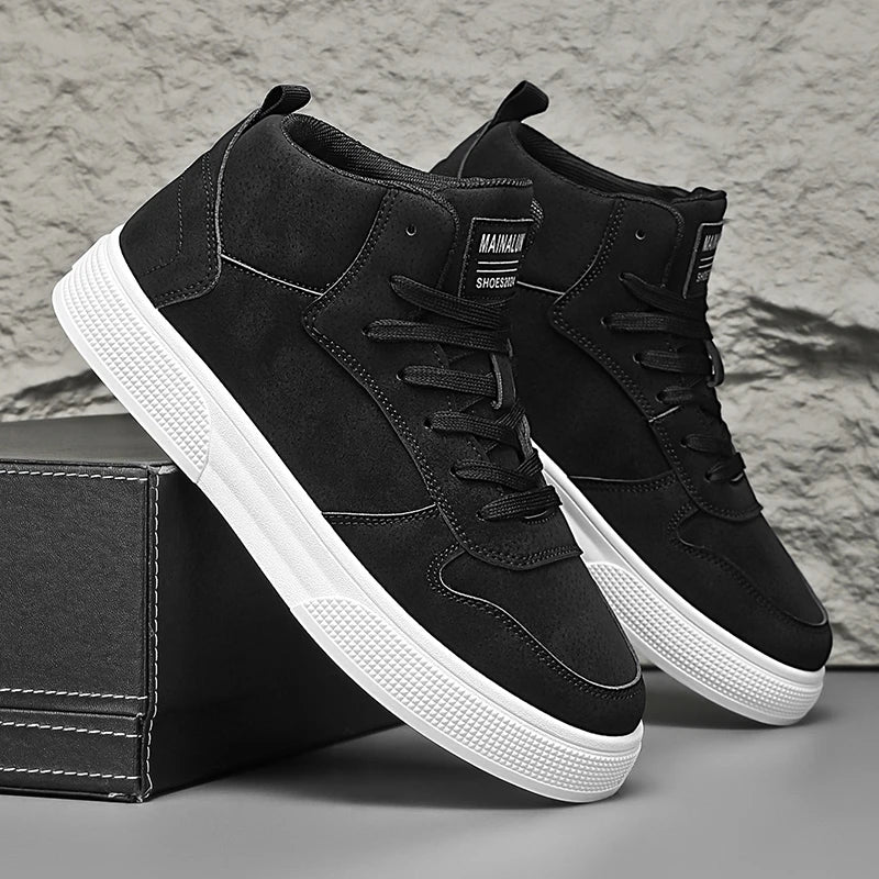 Sneakers, Spring High-Top Skate Shoes for Outdoor Sports