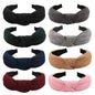 8-piece women's multicolor striped top knot headband Wash Makeup Go Out Hair for women hair accessories Birthday gift date