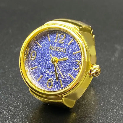 RetroGem New Fashion Personality Ring Watches Adjustable  Women's Party Banquet Jewelry Finger Accessories Rings Gifts for Women