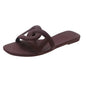 Woman Flat Slippers Candy Color Sandals