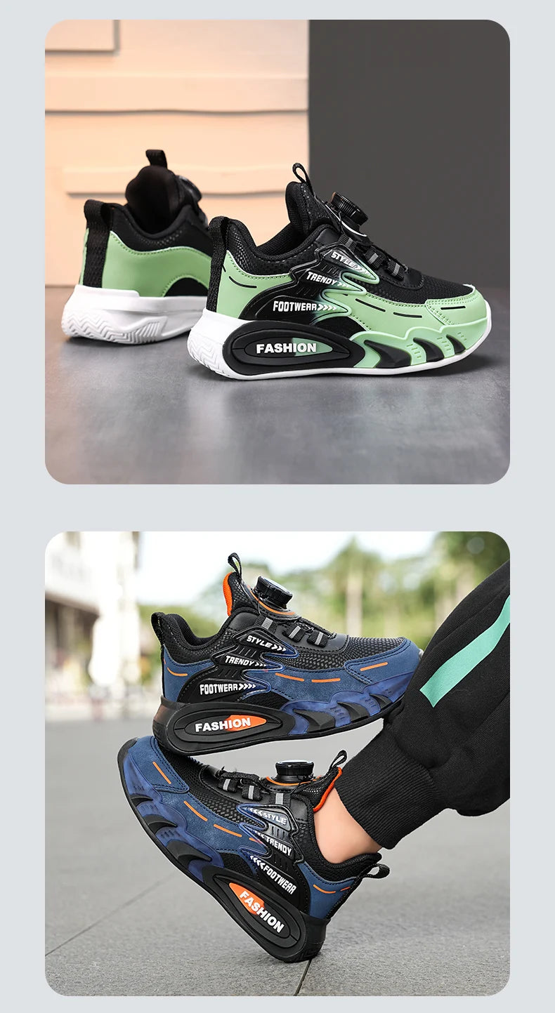 Leather Boys Kids Sneakers For Girls School Casual Outdoor