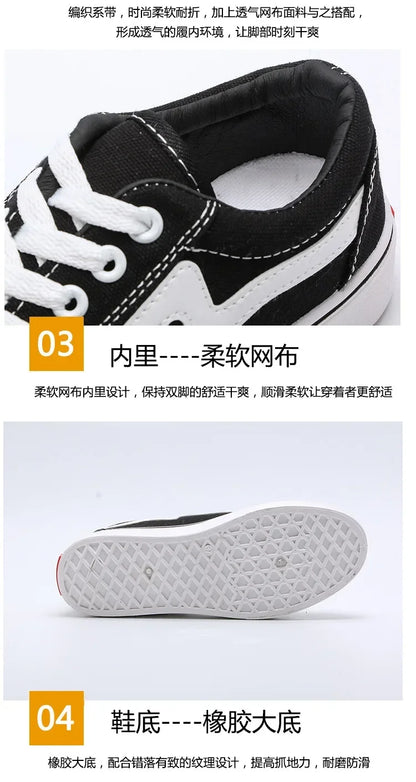 Women Outdoor Breathable Skateboarding Canvas Walking trainers Youth Students Flat Jogging Sneakers Low Upper White Shoes Tennis