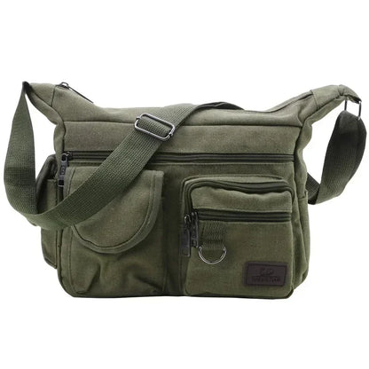 Casual Tote Travel Male Crossbody Bag Men's Canvas Shoulder Bags Luxury Messenger Bags Fashion High Quality Handbag Chest Bag