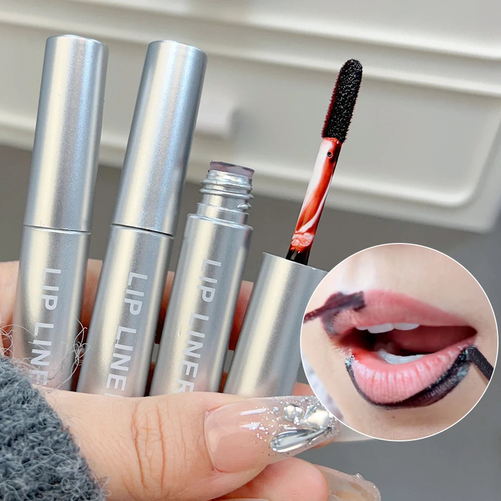 Peel Off Lipsticks Waterproof Brown Contour Tear-off Lip Liner Long Lasting Matte Lip Tint Tattoo Sexy Red Lipgloss Makeup Girls