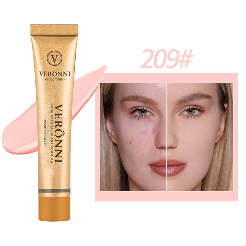 14 color Matte Finish Concealer Stick,Long-Lasting Foundation Makeup