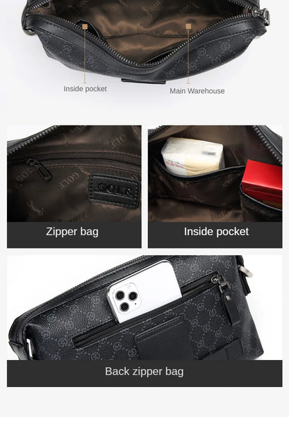 GOLF single shoulder bag man hand bag  business presbyopic restoring ancient ways his satchel envelope hand caught