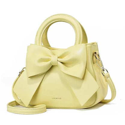 Fashionable and stylish single-shoulder handbag for women, new trendy high-end crossbody bag with bow, suitable for commuting, d