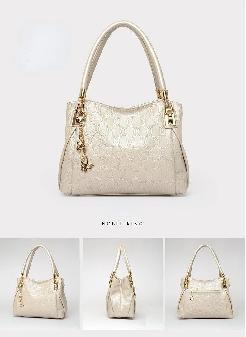 Women's Handbag 3-piece Set Women's Shoulder Bag Fashion Purse Vintage Leather Bag Large Capacity Handbag Inclined Shoulder Bag