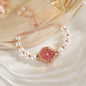 Exquisite Pearl Women Bracelet Quartz Watches Adjustable Strap Luxury Small Simple Octagonal Dial Ladies Wristwatch Gift