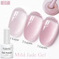 30ML Glitter Poly Nail Gel Hema Free Pink Glitter Acrylic Gel Finger Extension Nail Gel Semi-Permanent Nail Varnish For Manicure