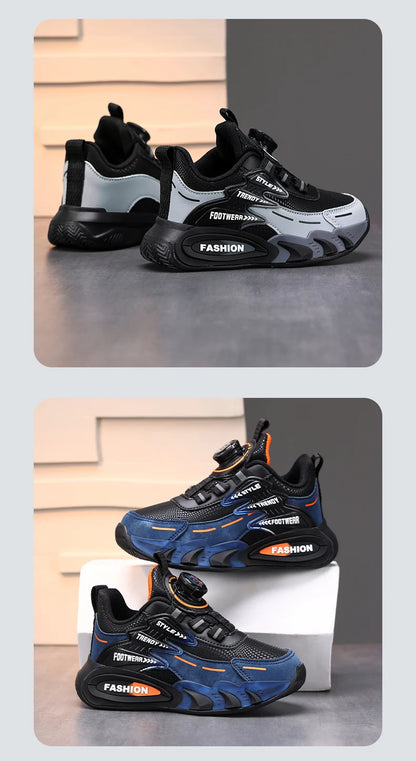 Leather Boys Kids Sneakers For Girls School Casual Outdoor
