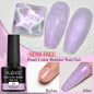 30ML Glitter Poly Nail Gel Hema Free Pink Glitter Acrylic Gel Finger Extension Nail Gel Semi-Permanent Nail Varnish For Manicure