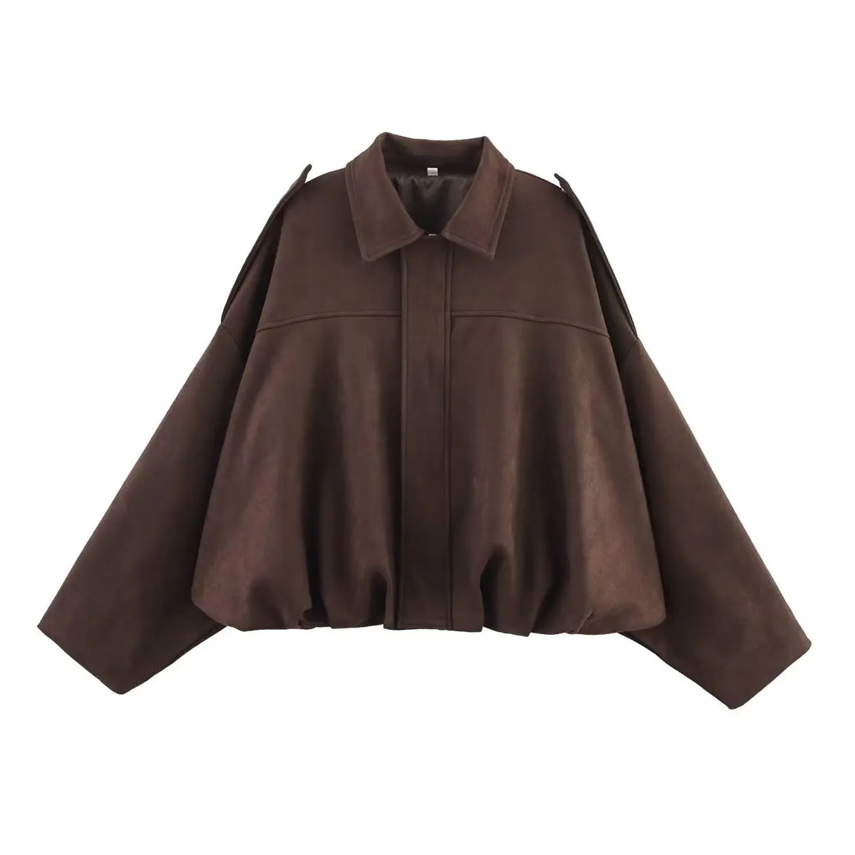 Styledora Suede Oversized Jacket