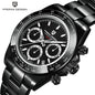PAGANI DESIGN New Ceramic Bezel Men Quartz Wristwatches Luxurys Sapphire Glass Chronograph 100m Waterproof Stainless Watches Men