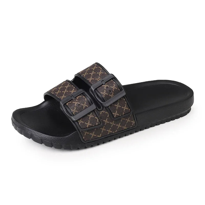 Moda casual flip-flops masculino verão eva sandálias esportivas de sola macia 2024 nova tendência confortável antiderrapante chinelos de praia