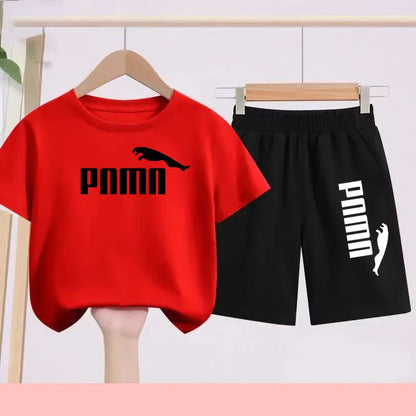 Summer 2 Piece Set 3-12 Age Children T-Shirt
