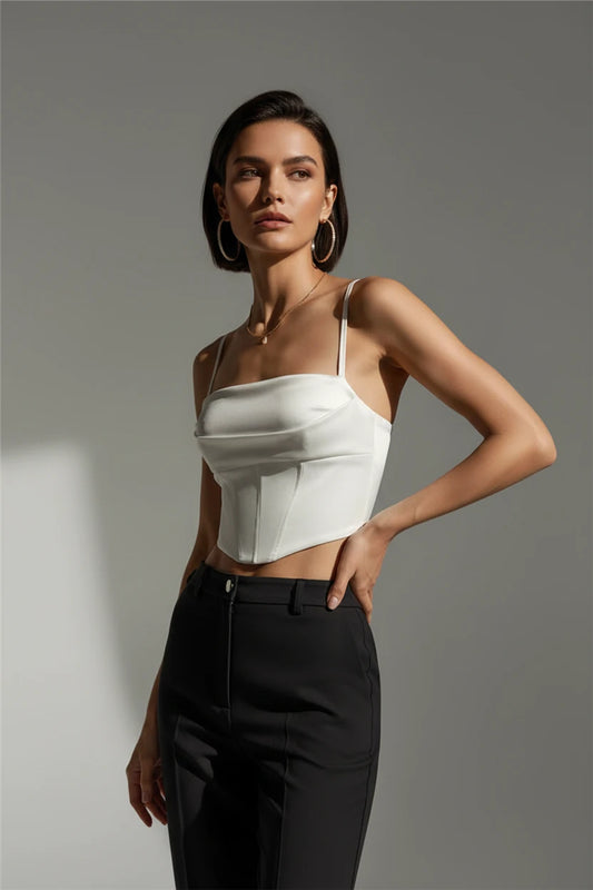 Styledora Lace Up Summer Top