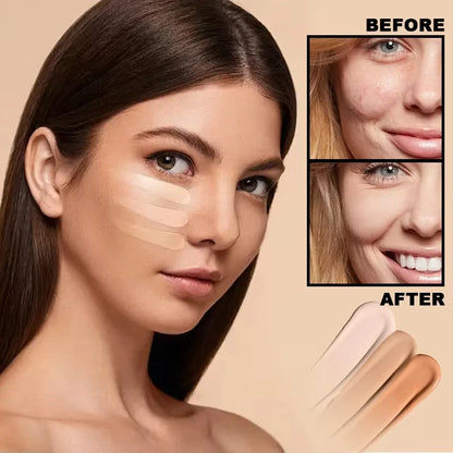 14 color Matte Finish Concealer Stick,Long-Lasting Foundation Makeup