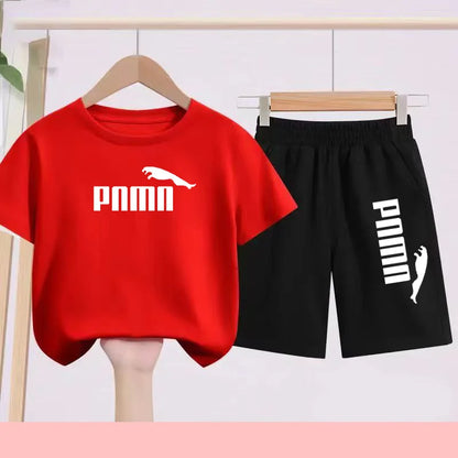 Summer 2 Piece Set 3-12 Age Children T-Shirt
