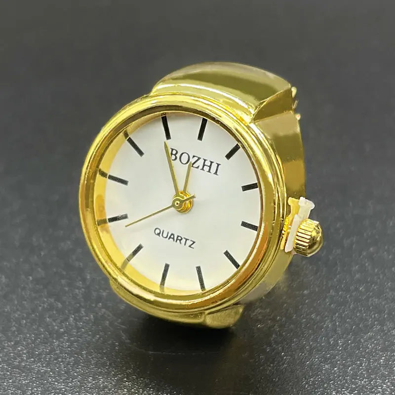 RetroGem New Fashion Personality Ring Watches Adjustable  Women's Party Banquet Jewelry Finger Accessories Rings Gifts for Women