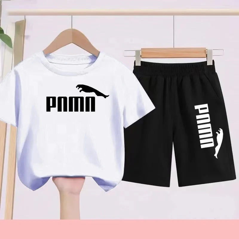Summer 2 Piece Set 3-12 Age Children T-Shirt