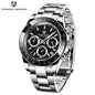 PAGANI DESIGN New Ceramic Bezel Men Quartz Wristwatches Luxurys Sapphire Glass Chronograph 100m Waterproof Stainless Watches Men