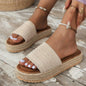 2025 Summer Women's Outdoor Platform Casual Round Toe Sandals