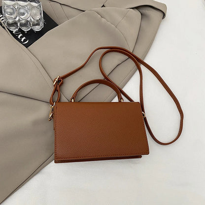 Black Handbags Classic Bags Designer Crossbody Bag Pu Leather Small Messenger Bag Women's Shoulder Bag Bolsa Feminina Flap Purse