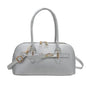 Women's Fashionable Handbag Retro Style Crossbody Bag For Commuting Soft PU Shoulder Bag[G32]
