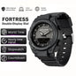 NORTH EDGE FORTRESS 2026 Men's Military Digital Watch Outdoor Sports Waterproof 50M Watches World Time Countdown LED Wristwatch