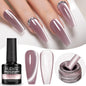 30ML Glitter Poly Nail Gel Hema Free Pink Glitter Acrylic Gel Finger Extension Nail Gel Semi-Permanent Nail Varnish For Manicure