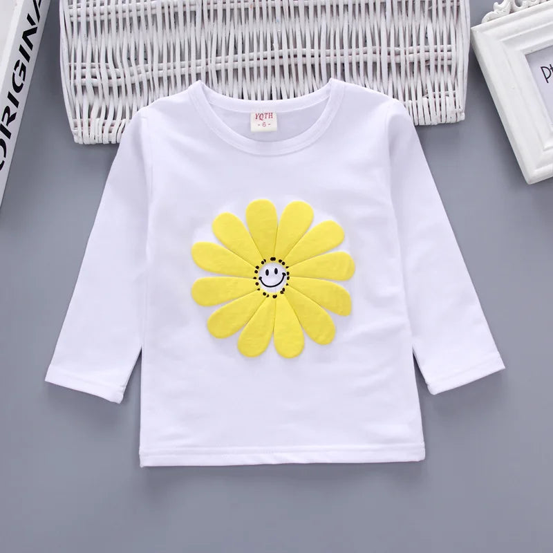 Baby Boys Girls Clothes stamp Cotton T-Shirt Pants 2Pcs/sets